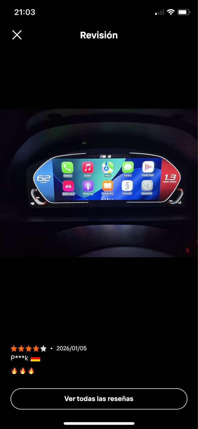 Panel de instrumentos / Velocímetro LCD para BMW