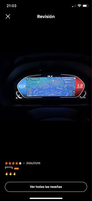 Panel de instrumentos / Velocímetro LCD para BMW