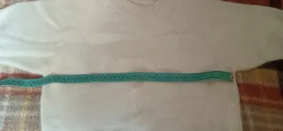 Maglioncino angora manica corta bianco