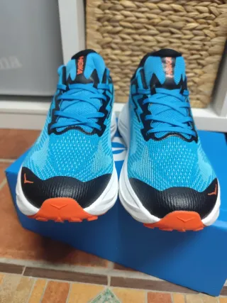 Zapatillas Hoka Challenger 8 Azul/Naranja