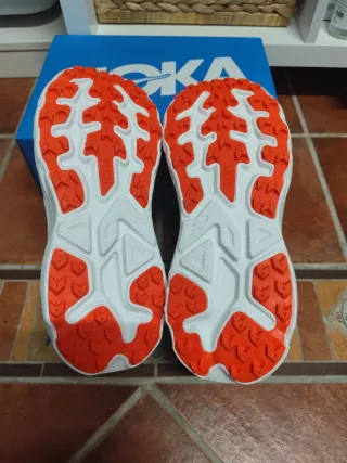 Zapatillas Hoka Challenger 8 Azul/Naranja