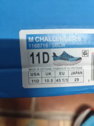 Zapatillas Hoka Challenger 8 Azul/Naranja