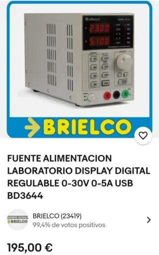 Fuentes de Alimentación CC TENMA