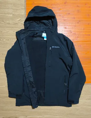 Abrigo Columbia Impermeable Con Forro Polar