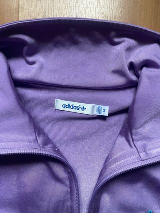 Casaco Adidas Roxo e Turquesa