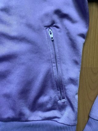 Casaco Adidas Roxo e Turquesa