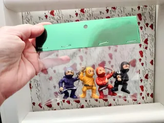 LOTE VINTAGE 4 ACTION FIGURES NINJA