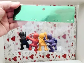 LOTE VINTAGE 4 ACTION FIGURES NINJA