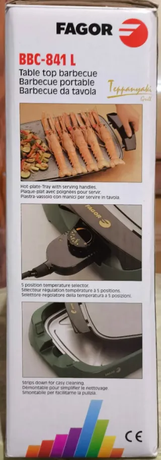 Barbacoa Eléctrica Fagor Teppanyaki Grill