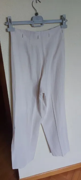 Conjunto blusa y pantalón blanco