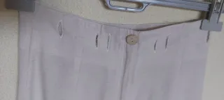 Conjunto blusa y pantalón blanco