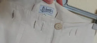 Conjunto blusa y pantalón blanco