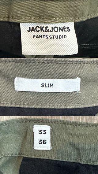 Pantalones Cargo Jack & Jones Verde Oliva