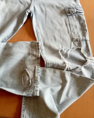 Jeans donna strappati