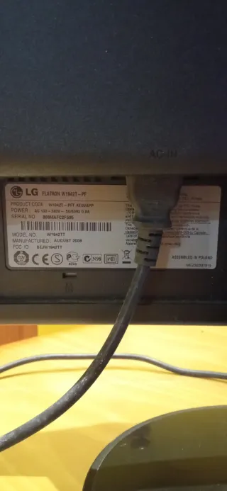 Monitor LG Flatron W1942T 22"