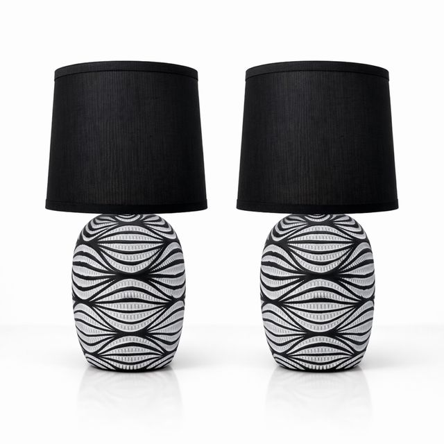 2 Lampade da Tavolo Decorative