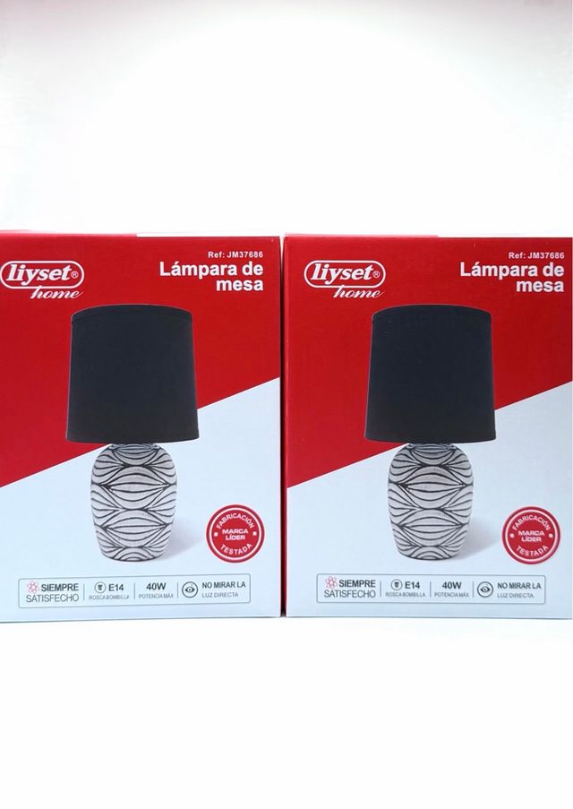 2 Lampade da Tavolo Decorative