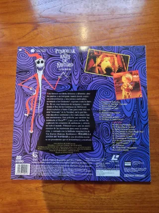 Laser Disc Pesadilla antes de Navidad