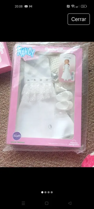 Nancy Vestido de Fiesta con Chal