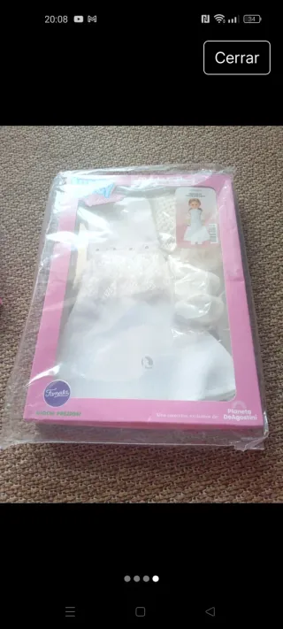 Nancy Vestido de Fiesta con Chal