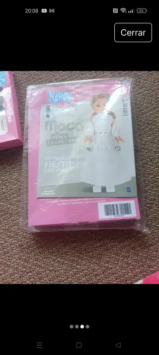 Nancy Vestido de Fiesta con Chal