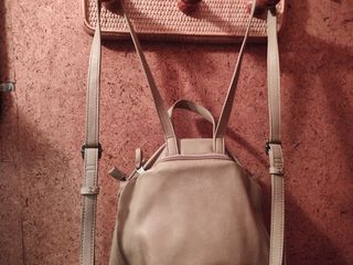 Bolso mochila Slang beige