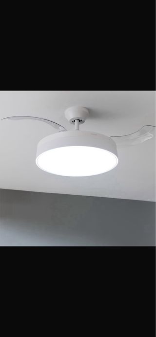 Cecotec Ventilador Techo Aspas Retráctiles Blanco