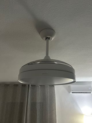 Cecotec Ventilador Techo Aspas Retráctiles Blanco