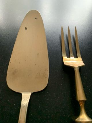 Set posate vintage in argento 800/1000