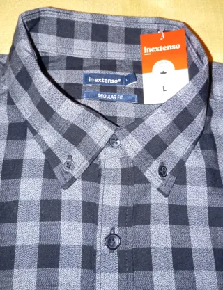 Camisa de cuadros caballero