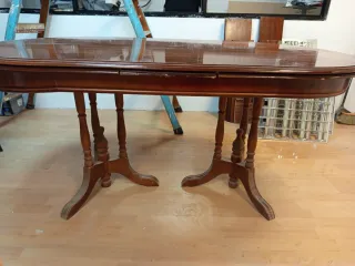 Mesa de comedor extensible madera