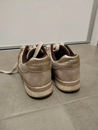 Mustang zapatillas Sneakers Mujer Talla 40 Beige/O