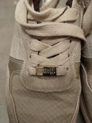 Mustang zapatillas Sneakers Mujer Talla 40 Beige/O