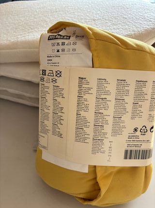 Funda Silla Bebé IKEA LANGUR Amarilla