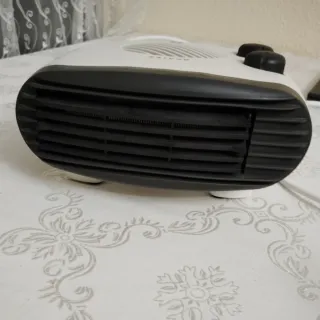 Calefactor blanco y negro