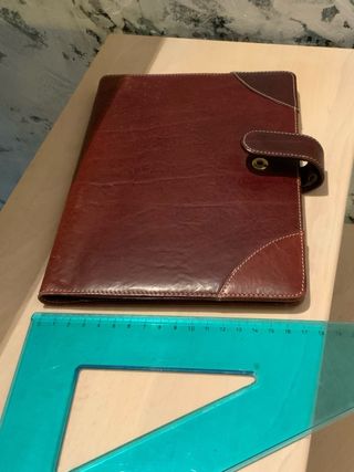 Copri agenda vintage pelle Pieffe