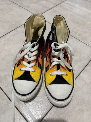 Converse All Star alte fiamme nere