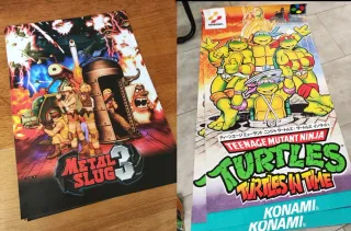 Lote lonas Turtles y Metal Slug