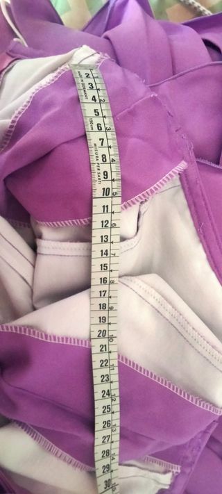 Conjunto Flamenco Niña Blanco y Morado