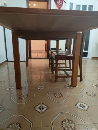 Mesa comedor extensible madera 130x85cm