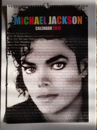 maxi clendario Michael Jackson 2012