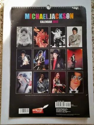 maxi clendario Michael Jackson 2012