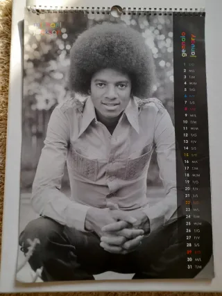 maxi clendario Michael Jackson 2012