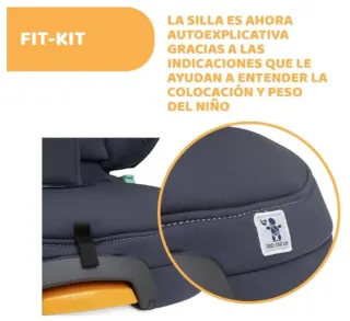 Chicco Fold&Go I-Size Silla de Coche, 15-36 k.