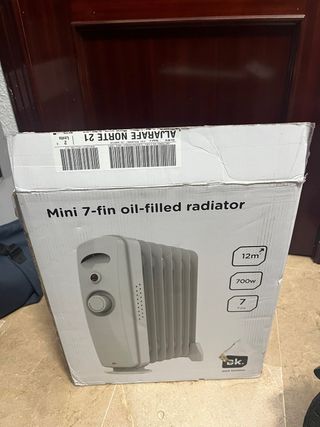 Radiador eléctrico mini 7 elementos