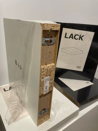 Estantes Lack Ikea Blancos y Negros