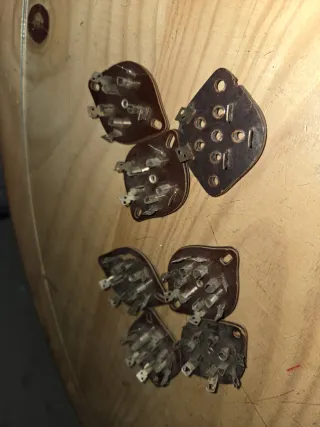 Lote de zócalos Americanos radio antiguas