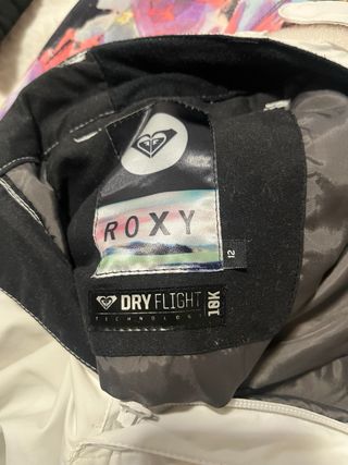 Pantalón de esquí Roxy niña blanco talla 12.