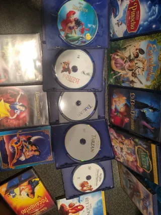 Lote DVDs Disney Clásicos (Español)