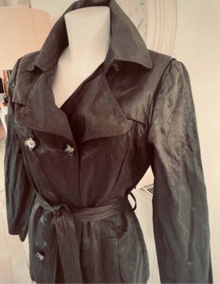 Gabardina Carolle Talla 40 Clásica Elegante